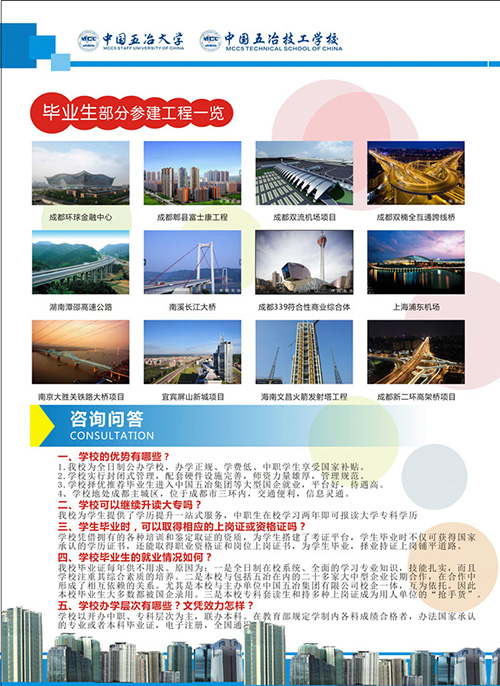 五冶大學(xué),成都職業(yè)學(xué)校,招生簡(jiǎn)章