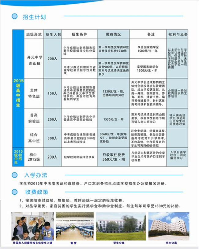 綿陽(yáng)市開(kāi)元中學(xué)招生簡(jiǎn)介