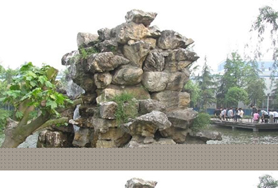 五月花-華西公園假山