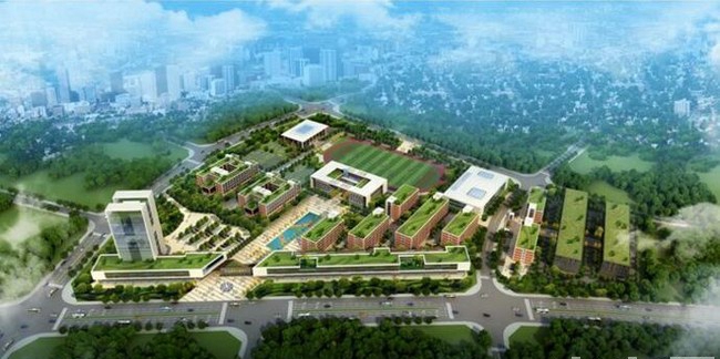 四川省三臺(tái)縣劉營(yíng)職業(yè)高級(jí)中學(xué)校(三臺(tái)職教中心)新校區(qū)鳥(niǎo)瞰圖 四川省三臺(tái)縣劉營(yíng)職業(yè)高級(jí)中學(xué)校(三臺(tái)職教中心)新校區(qū)鳥(niǎo)瞰圖