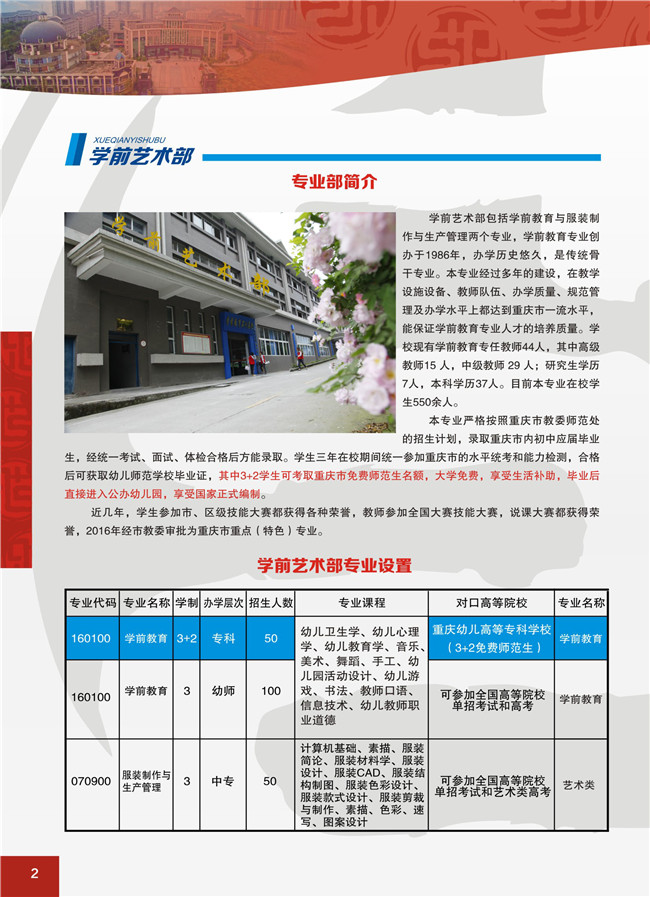 2025年重慶市涪陵區(qū)職業(yè)教育中心招生簡章 2025年重慶市涪陵區(qū)職業(yè)教育中心招生簡章