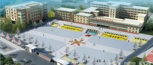 冕寧縣職業(yè)技術(shù)學(xué)校(冕寧職高)鳥瞰校園