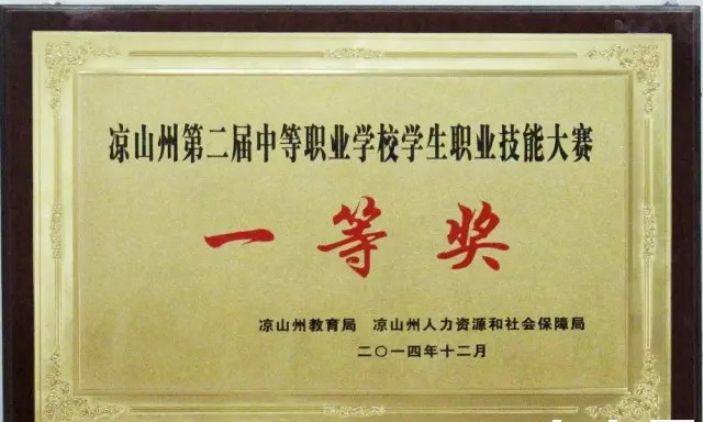 甘洛縣職業(yè)技術(shù)學(xué)校（甘職校）州技能大賽一等獎(jiǎng)