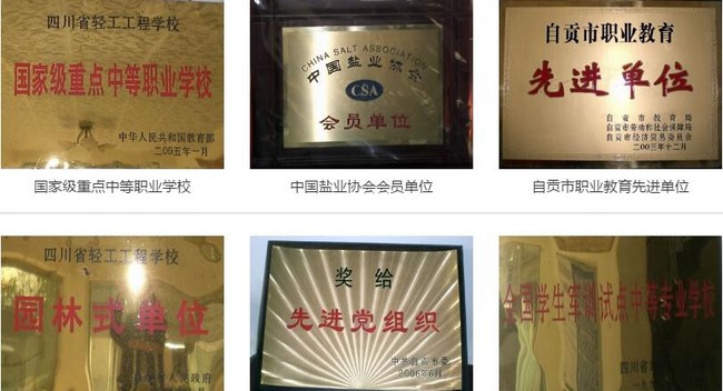 四川省鹽業(yè)學(xué)校榮譽(yù)