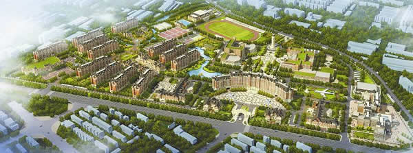 四川西南航空學(xué)校全景圖