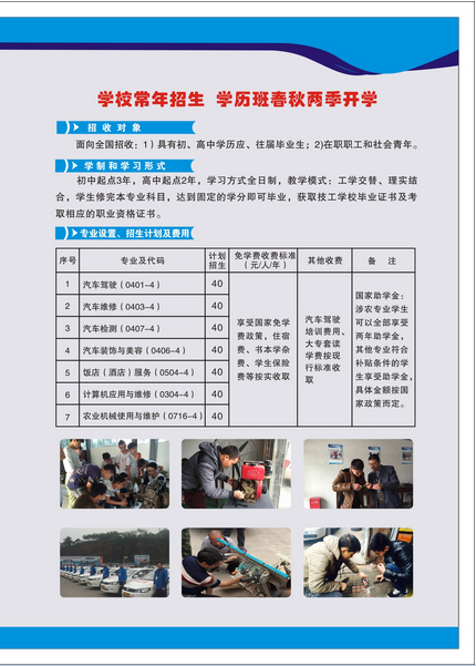 2025年瀘州交通技工學(xué)校招生簡章