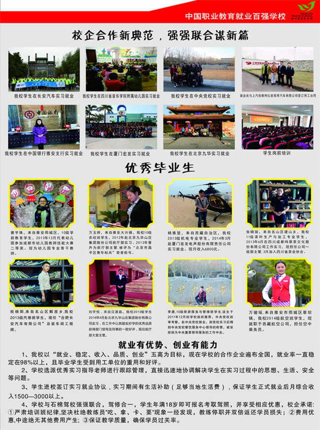 2025年四川省貿(mào)易學(xué)校招生簡(jiǎn)章 2025年四川省貿(mào)易學(xué)校招生簡(jiǎn)章