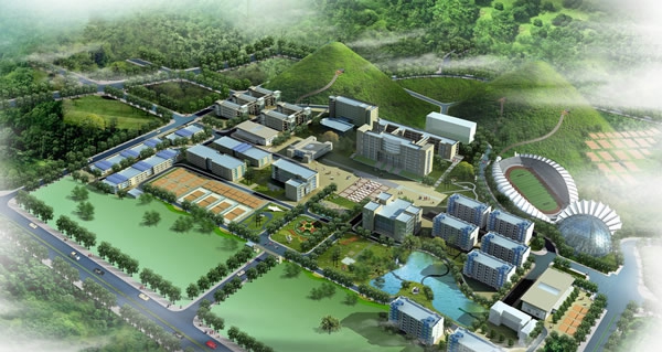 貴州水礦控股集團(tuán)有限責(zé)任公司技工學(xué)校（六盤水市理工職業(yè)技術(shù)學(xué)校）鳥瞰圖