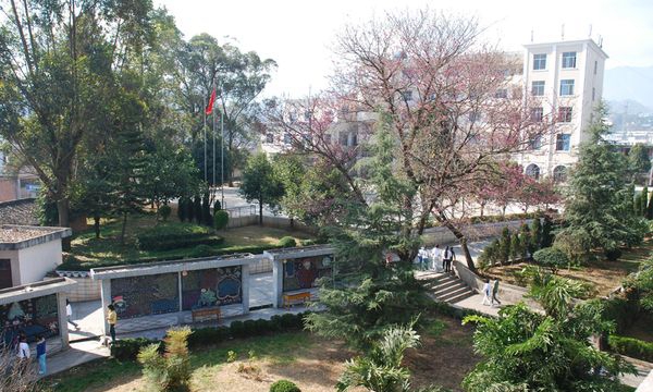 臨滄財(cái)貿(mào)學(xué)校校園一角